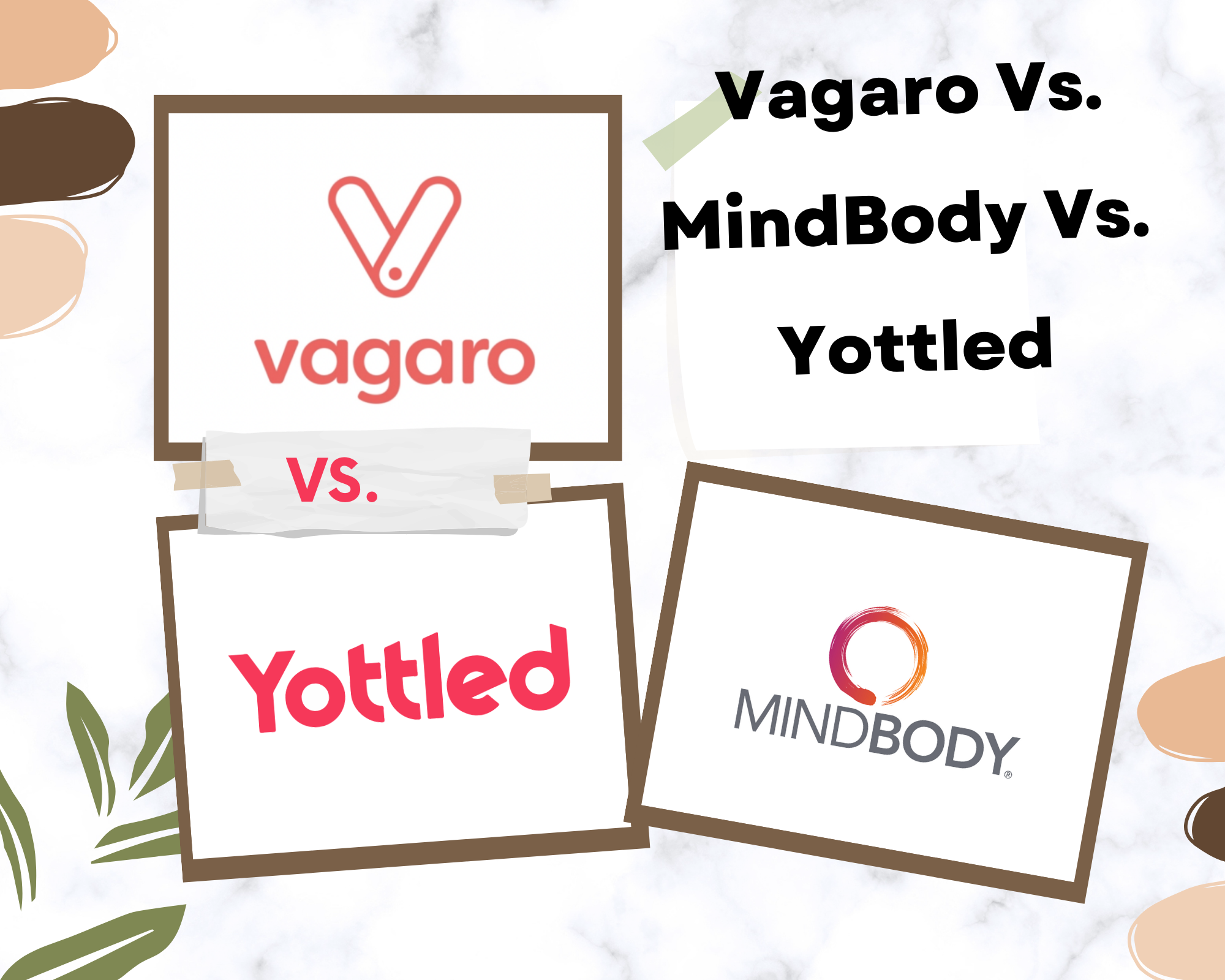 Mindbody vs Vagaro vs Yottled 25 Features Comparison