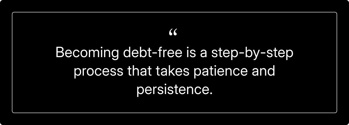 Quote How to pay off debt