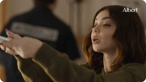 Albert Takes Its First Celebrity Campaign to the NFL With Sarah Hyland - Image