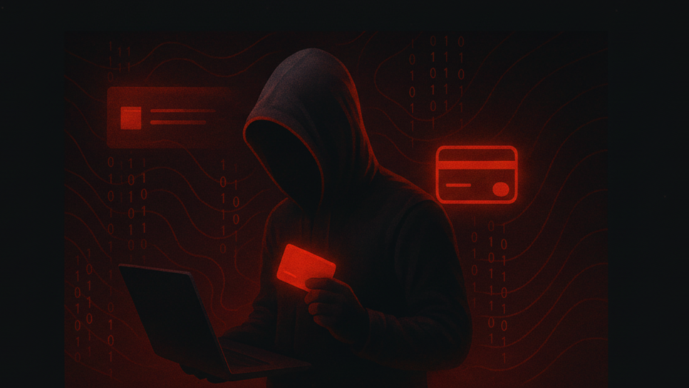 ilustração de fraude bancária ou financeira