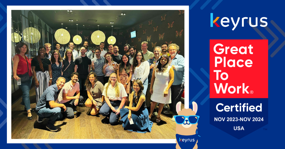 Keyrus US Achieves Great Place to Work Certification