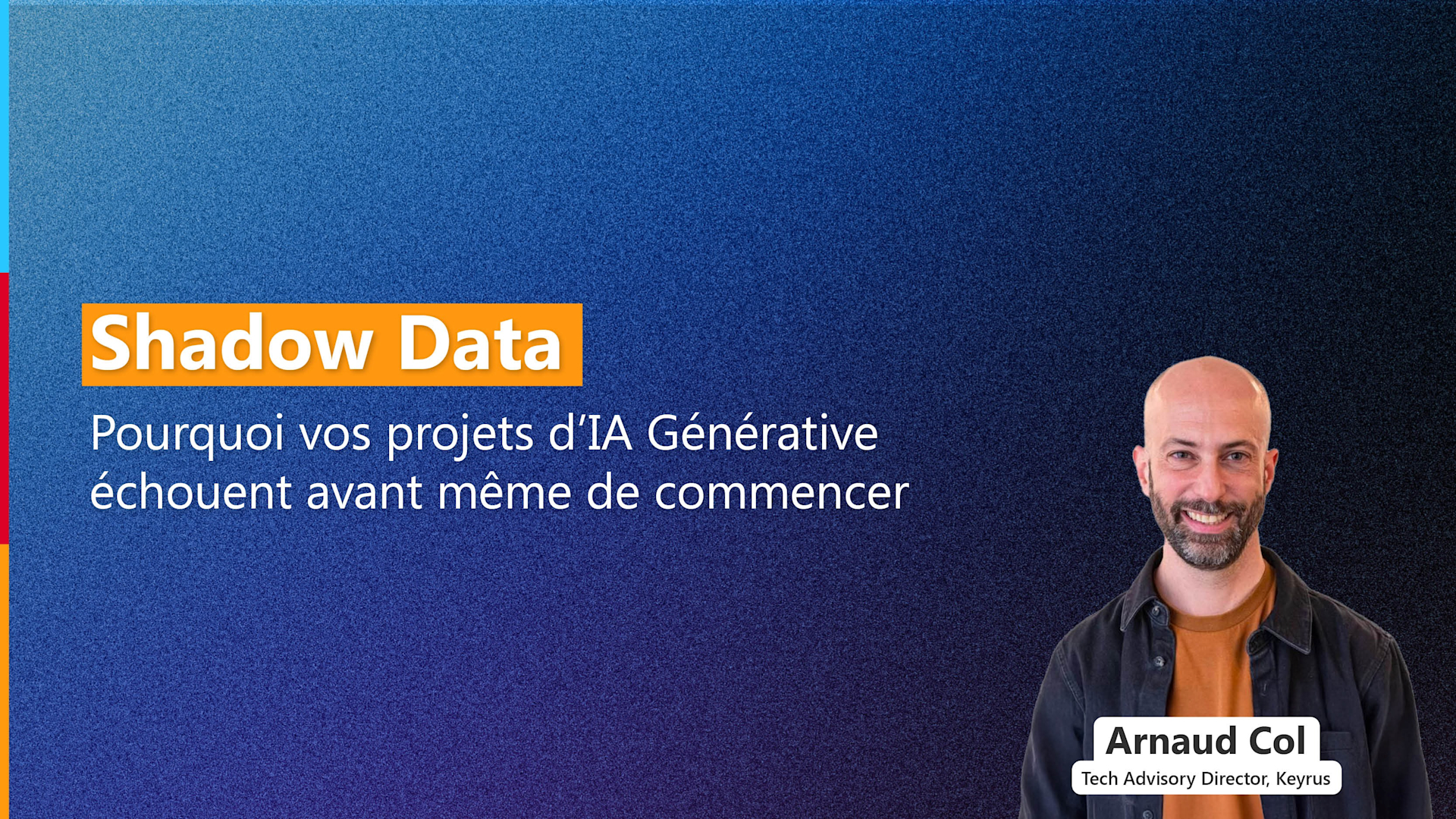 Shadow Data Simulation Shadow Data : la cause cachée de l’échec des projets d’IA générative