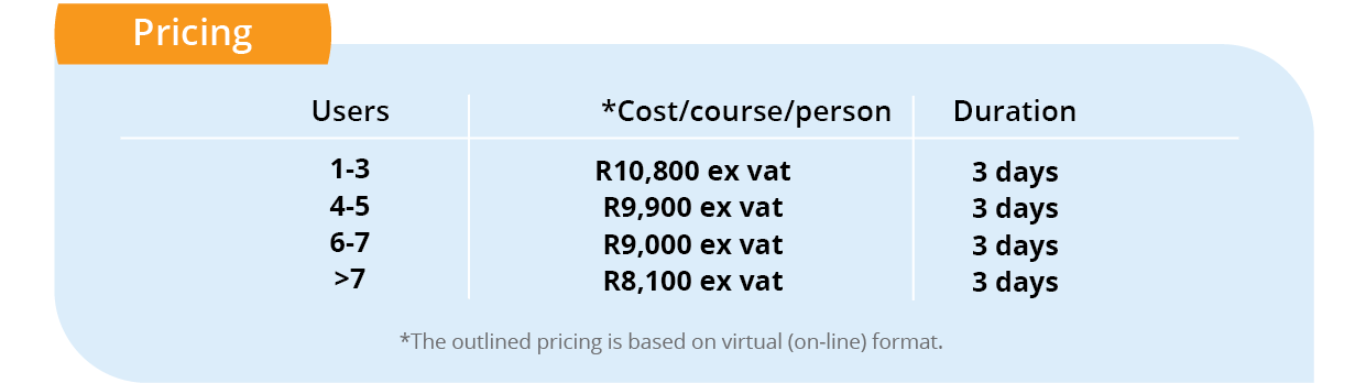 Tableau training course combination creator: Pricing