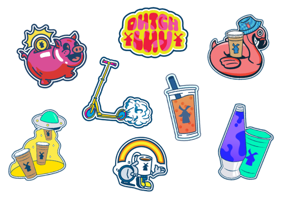 Digital App Stickers  