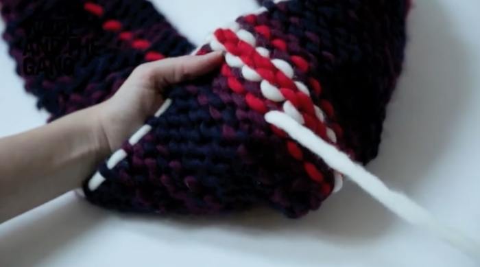 How To Knit A Tartan Scarf - Step 3