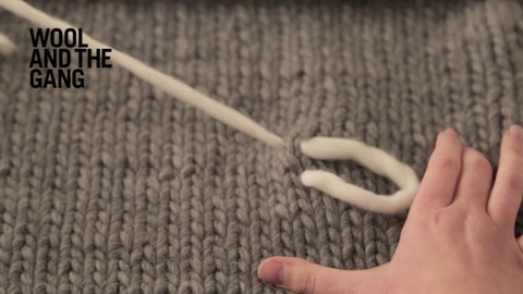 How to Duplicate Stitch on Knitting - Step 5