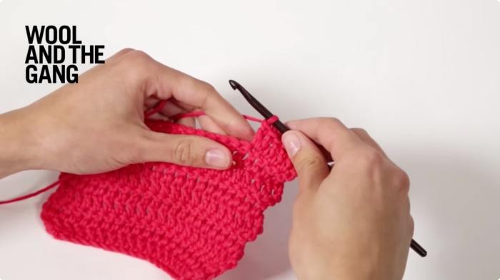 How to crochet: Increase in double crochet - Step 3