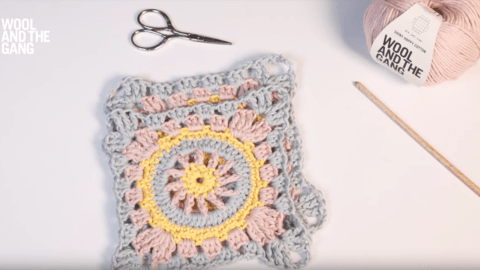 How To Make An Alternating Double Crochet Join - Step 1