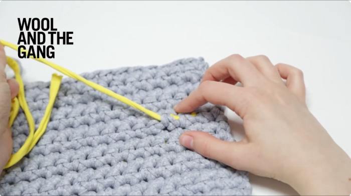 How to weave in your ends in crochet - step 4