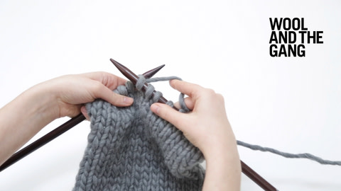 How to un-knit - Step 2