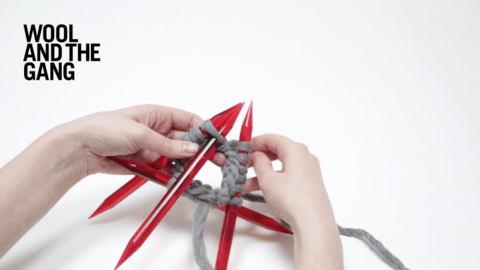 How To Knit On Double Pointed Needles - Step 6