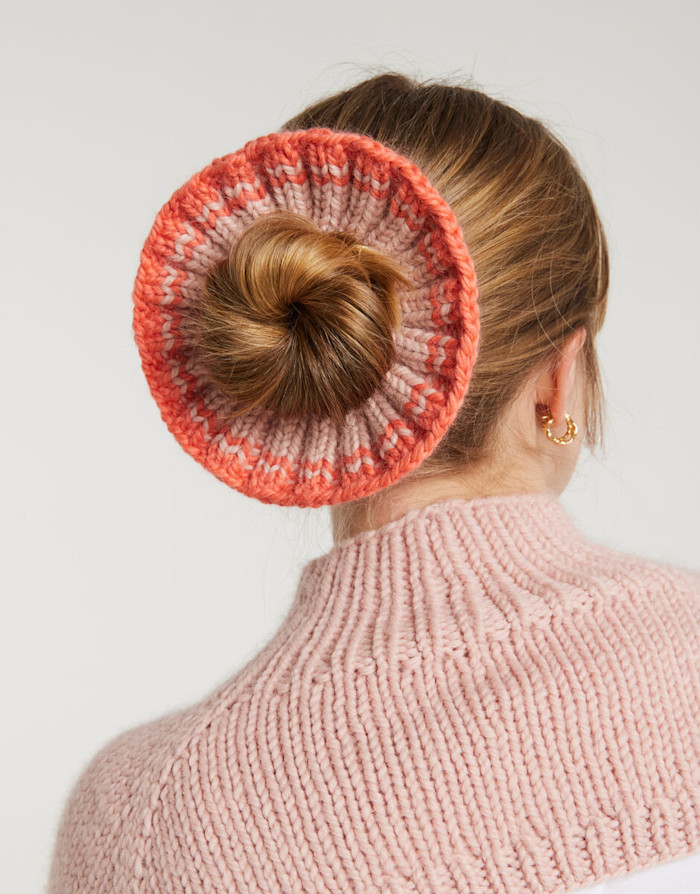 Ballet-Scrunchie AM Cameo-Rose Rocksalt-Red 03