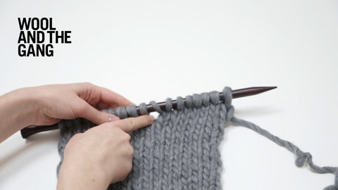How To: Fix Having Too Many Knitting Stitches - Step 1