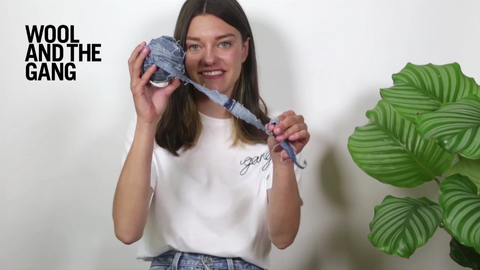 How To: Make Denim Yarn From Old Jeans - Step 1