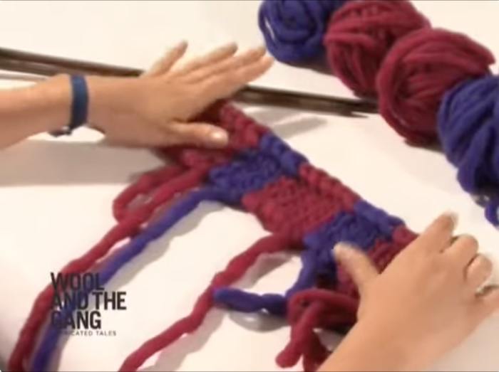 How to knit: Intarsia - step 1