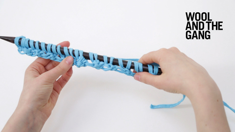 How To: Knit Fishnet Stitch - Step 4