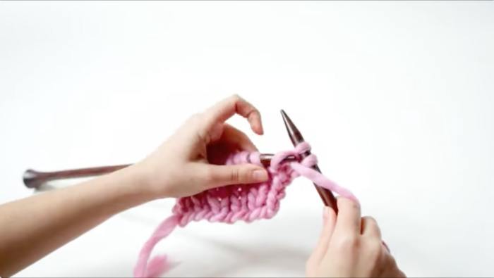 How To Knit Half-Twisted Rib - Step 9