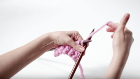 How To Knit Half-Twisted Rib - Step 3
