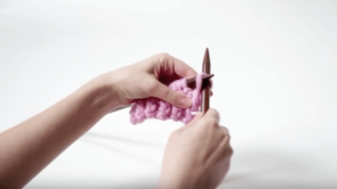 How To Knit Half-Twisted Rib - Step 2