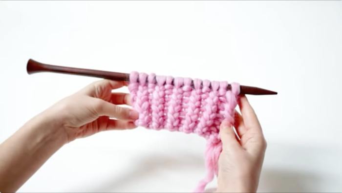 How To Knit Half-Twisted Rib - Step 11