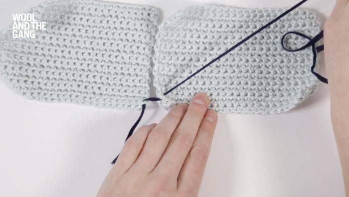 How To Crochet Vertical Invisible Seam - Step 2
