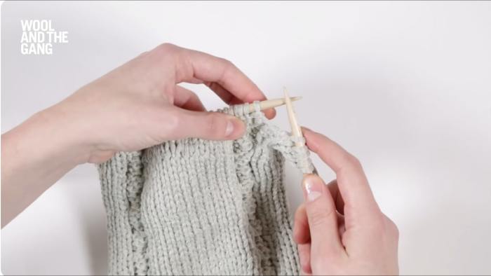 How To Knit Cables - Step 2