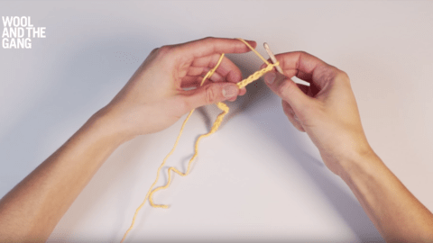 How To Work In Treble Crochet - Step 3
