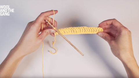How To Work In Treble Crochet - Step 9