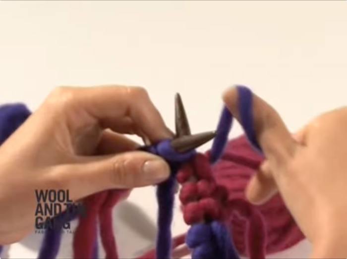 How to knit: Intarsia - step 10
