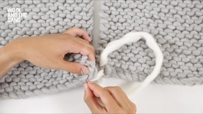 How to Knit A Vertical Invisible Seam - Step 5