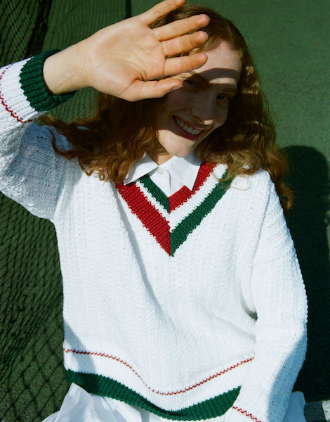 LP Tennis Collection - Editorial module Product (Serena Sweater)