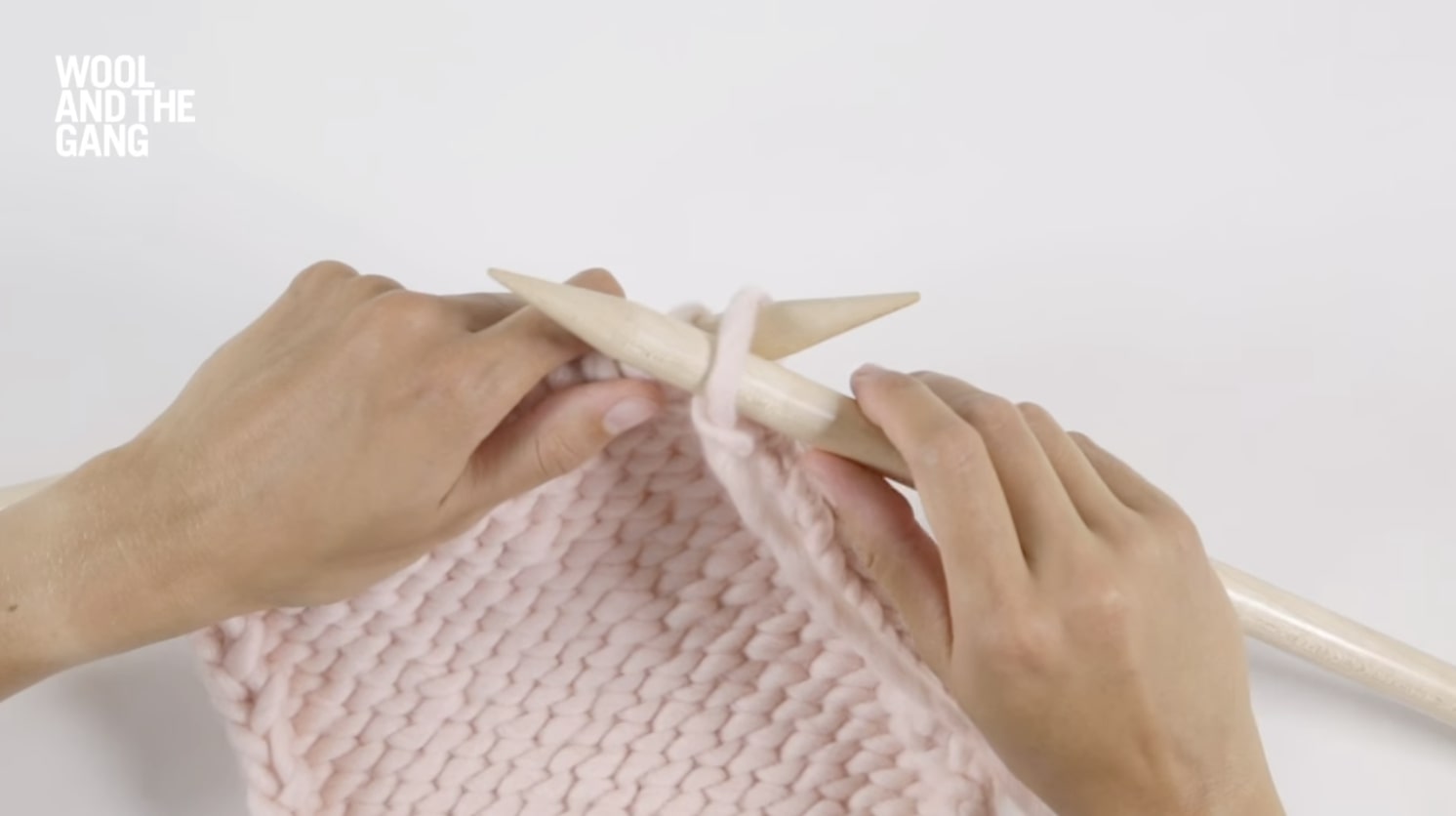 How To: Knit Purl Stitch - Step 2