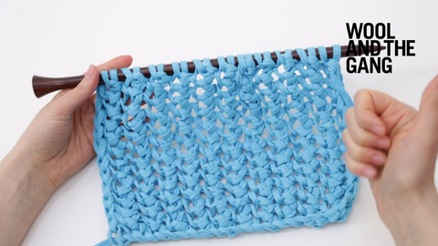 How To: Knit Fishnet Stitch - Step 5