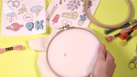 Embroidery: How to do satin stitch - Step 5