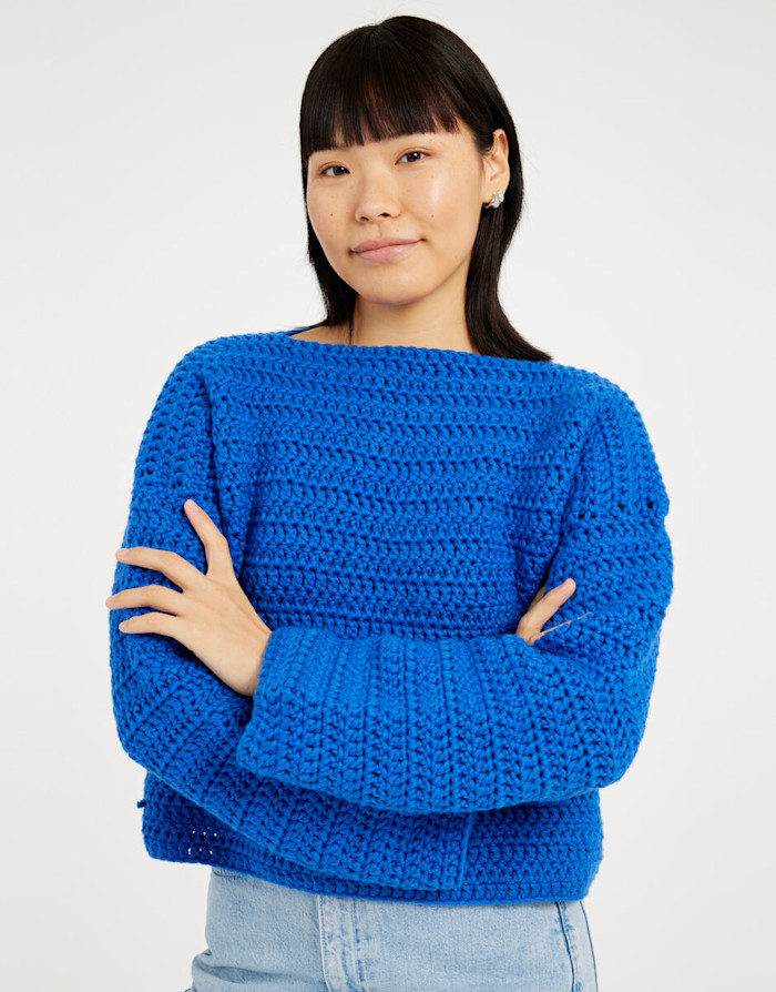 Love Sweater Kit Blue