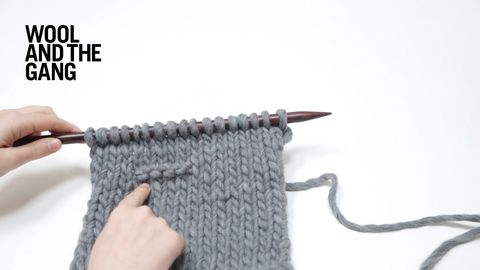 How To: Unravel Your Knitting - Step 1