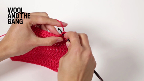 How To Decrease In Double Crochet - Step 3