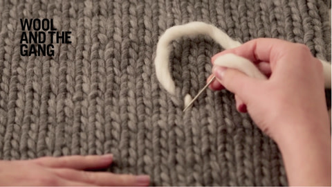 How to Duplicate Stitch on Knitting - Step 6