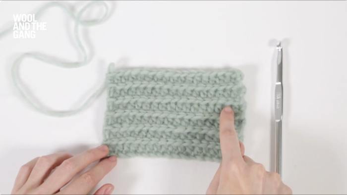 How To Crochet A Half Double Crochet Rib - Step 1