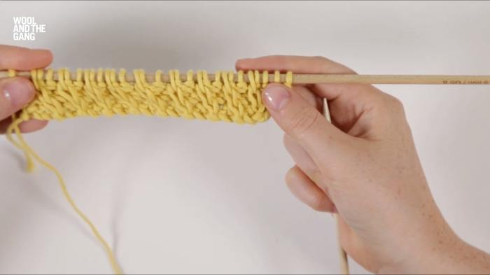 How To Knit Travelling Slip Stitch - Step 10