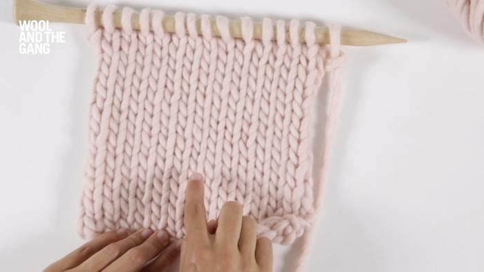 How to: knit counting stitches - Step 3