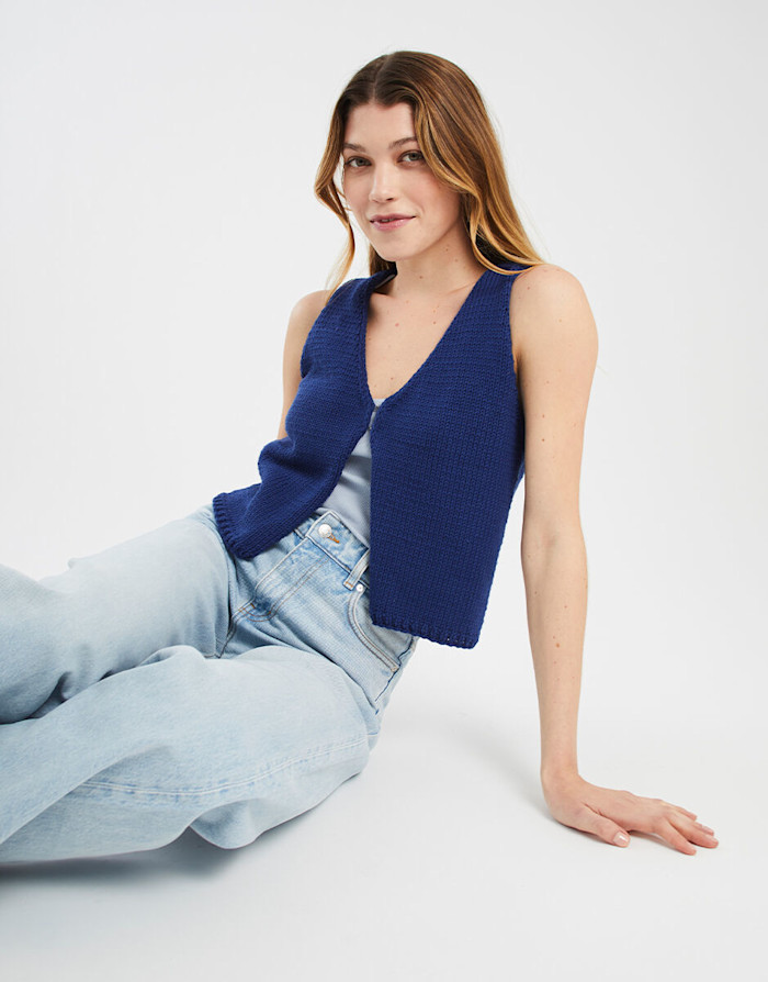 Sofia Tank Blue