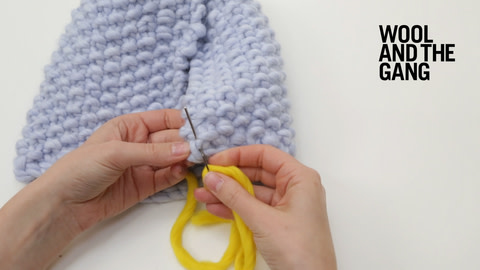 How To: Do A Vertical Invisible Seam With Moss Stitch (Seed Stitch) - Step 3