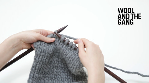 How to un-knit - Step 3