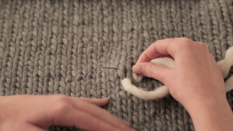 How to Duplicate Stitch on Knitting - Step 7
