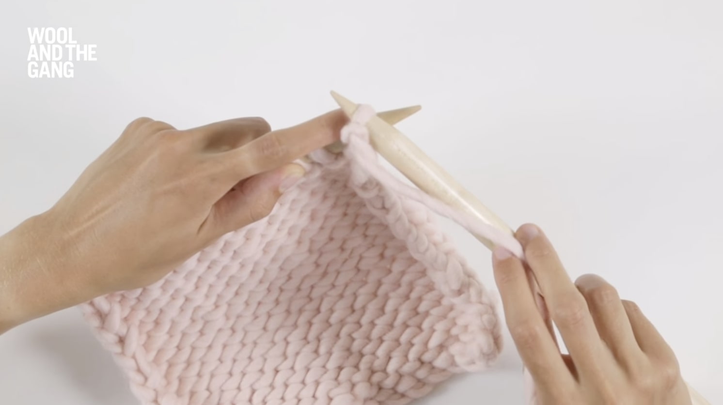 How To: Knit Purl Stitch - Step 4