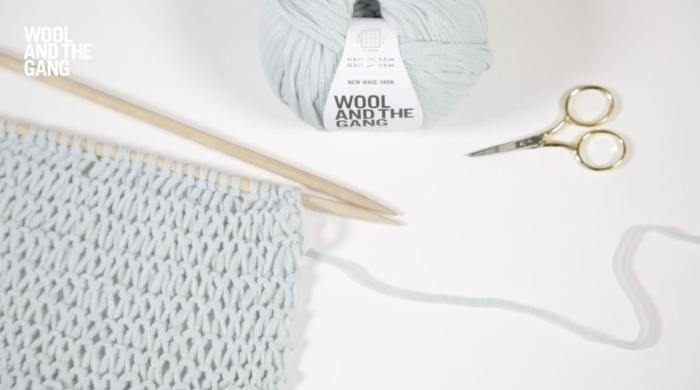 How To Knit: Double Wrap Knit Stitch - Step 6