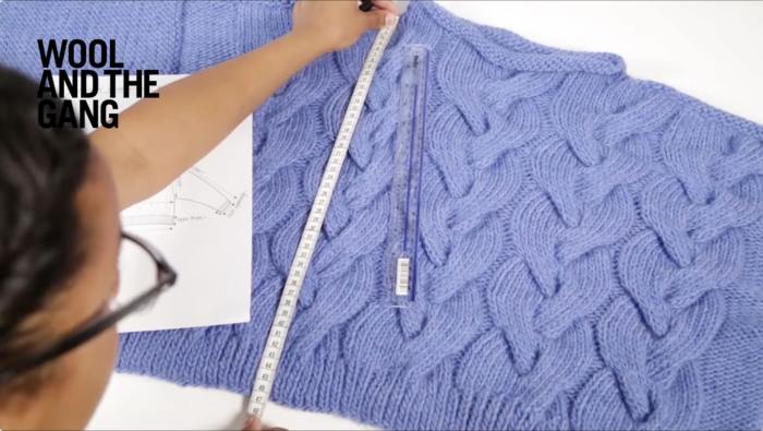 How to Measure Your Knitting - Step 2