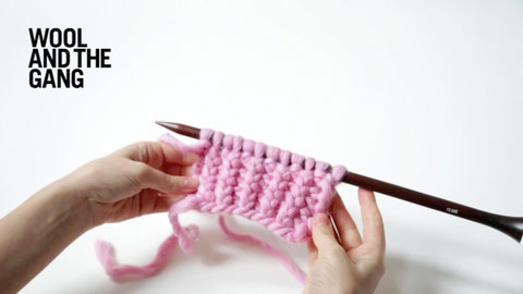 KNITTING TUTORIAL - THE TWISTED RIB STITCH 