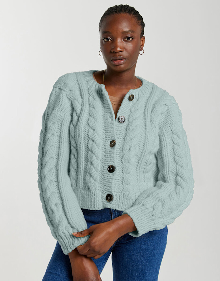 Chelsea Cardigan Kit Blue